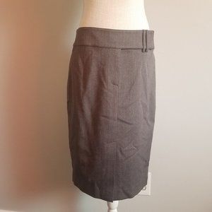 BCBG Taupe Pencil Skirt 8